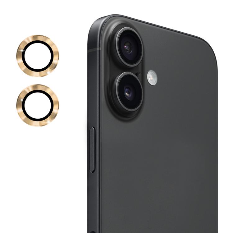 Film en verre trempé ENKAY 9H en alliage d'aluminium pour objectif arrière, pour iPhone 17 Pro / 17 Pro Max, pour iPhone 17, pour iPhone Air