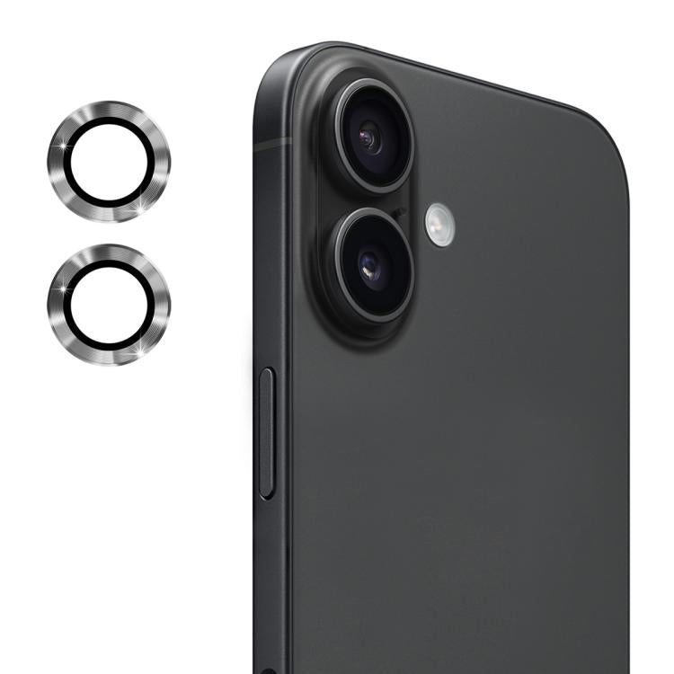 Film en verre trempé ENKAY 9H en alliage d'aluminium pour objectif arrière, pour iPhone 17 Pro / 17 Pro Max, pour iPhone 17, pour iPhone Air