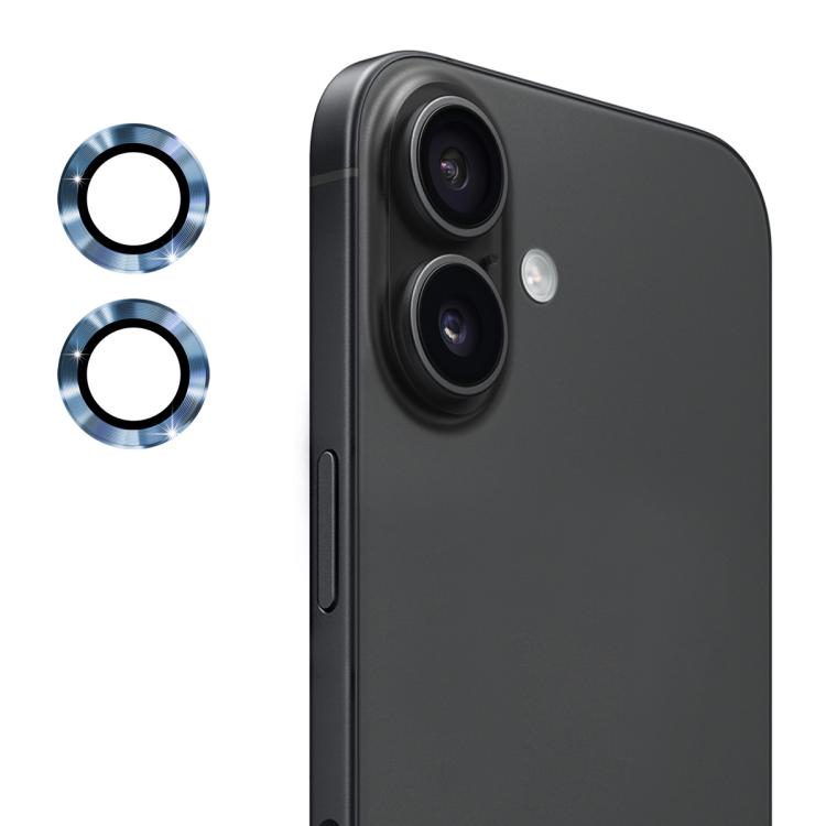 Film en verre trempé ENKAY 9H en alliage d'aluminium pour objectif arrière, pour iPhone 17 Pro / 17 Pro Max, pour iPhone 17, pour iPhone Air