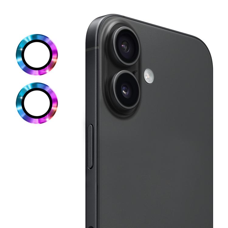 Film en verre trempé ENKAY 9H en alliage d'aluminium pour objectif arrière, pour iPhone 17 Pro / 17 Pro Max, pour iPhone 17, pour iPhone Air