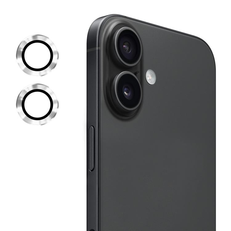 Film en verre trempé ENKAY 9H en alliage d'aluminium pour objectif arrière, pour iPhone 17 Pro / 17 Pro Max, pour iPhone 17, pour iPhone Air