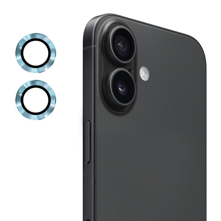 Film en verre trempé ENKAY 9H en alliage d'aluminium pour objectif arrière, pour iPhone 17 Pro / 17 Pro Max, pour iPhone 17, pour iPhone Air