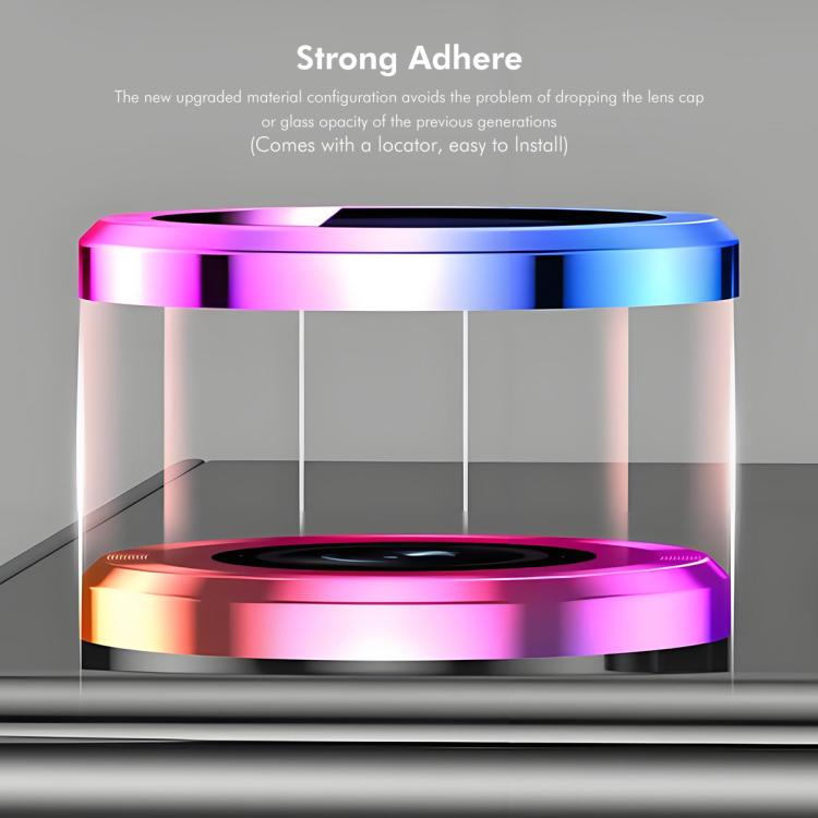 Film en verre trempé ENKAY 9H en alliage d'aluminium pour objectif arrière, pour iPhone 17 Pro / 17 Pro Max, pour iPhone 17, pour iPhone Air
