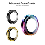Film en verre trempé ENKAY 9H en alliage d'aluminium pour objectif arrière, pour iPhone 17 Pro / 17 Pro Max, pour iPhone 17, pour iPhone Air