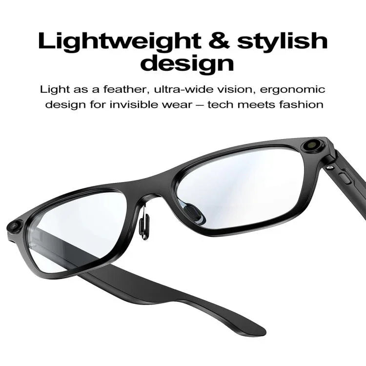 Lunettes intelligentes S336, compatibles avec la reconnaissance d'objets par IA, les conversations par IA et les appels vocaux