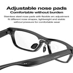 Lunettes intelligentes S336, compatibles avec la reconnaissance d'objets par IA, les conversations par IA et les appels vocaux