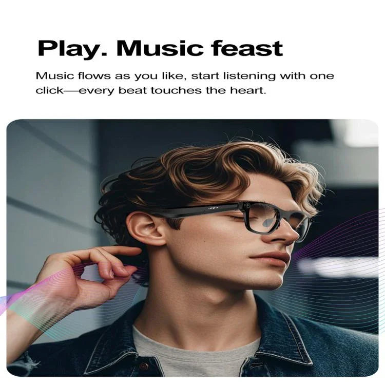 Lunettes intelligentes S336, compatibles avec la reconnaissance d'objets par IA, les conversations par IA et les appels vocaux