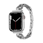 Bracelet de montre en métal et chaîne en cuivre, compatible avec Apple Watch 46 mm / 49 mm / 45 mm / 44 mm et Apple Watch 42 mm / 41 mm / 40 mm / 38 mm.