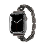 Bracelet de montre en métal avec chaîne en cuivre et diamants, compatible avec Apple Watch 46 mm / 49 mm / 45 mm / 44 mm et Apple Watch 42 mm / 41 mm / 40 mm / 38 mm.