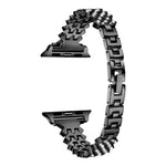 Bracelet de montre en alliage de zinc à motif losanges, compatible avec Apple Watch 46 mm / 49 mm / 45 mm / 44 mm et Apple Watch 42 mm / 41 mm / 40 mm / 38 mm.