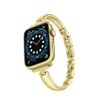 Bracelet de montre en alliage de zinc, compatible avec Apple Watch 46 mm / 49 mm / 45 mm / 44 mm et Apple Watch 42 mm / 41 mm / 40 mm / 38 mm.
