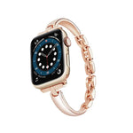 Bracelet de montre en alliage de zinc, compatible avec Apple Watch 46 mm / 49 mm / 45 mm / 44 mm et Apple Watch 42 mm / 41 mm / 40 mm / 38 mm.