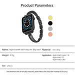 Bracelet de montre en alliage de zinc, compatible avec Apple Watch 46 mm / 49 mm / 45 mm / 44 mm et Apple Watch 42 mm / 41 mm / 40 mm / 38 mm.