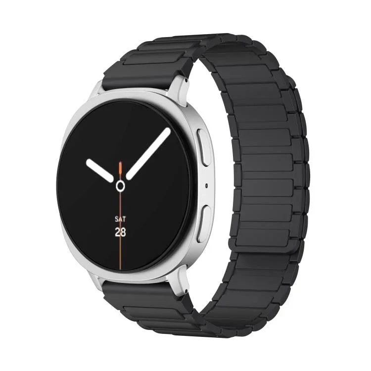 Bracelet de montre en silicone magnétique en forme de I, pour Samsung Galaxy Watch8 / Watch8 Classic