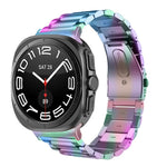 Bracelet de montre en acier inoxydable à trois billes, pour Samsung Galaxy Watch Ultra 47mm / Ultra 2025