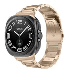 Bracelet de montre en acier inoxydable à trois billes, pour Samsung Galaxy Watch Ultra 47mm / Ultra 2025