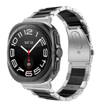 Bracelet de montre en acier inoxydable à trois billes, pour Samsung Galaxy Watch Ultra 47mm / Ultra 2025