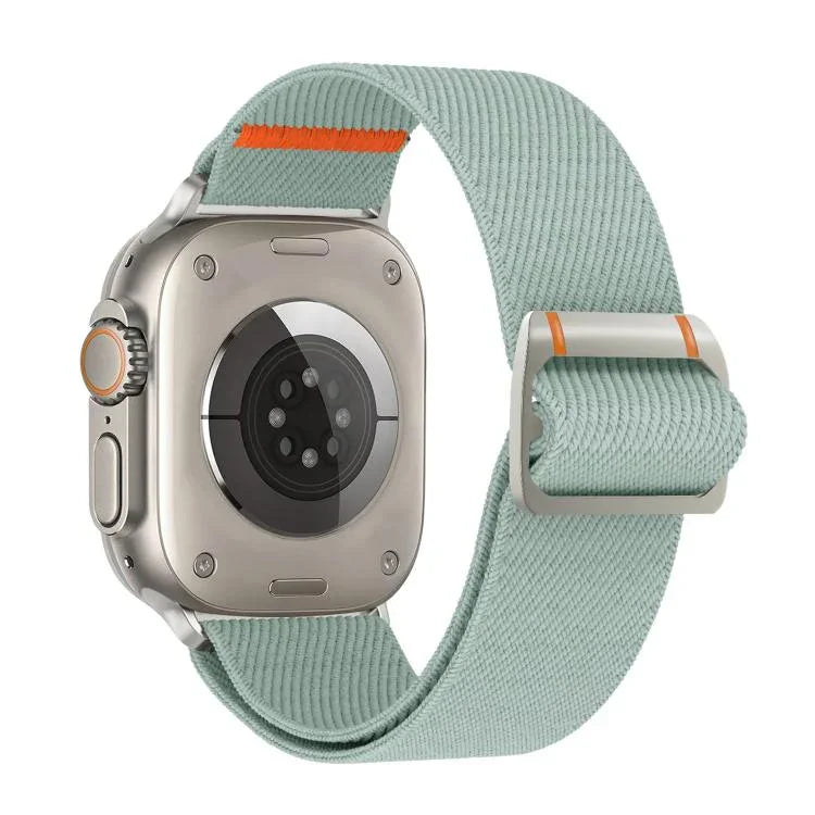 Bracelet de montre Watchman en nylon avec boucle mécanique, compatible avec les Apple Watch 46 mm / 49 mm / 45 mm / 44 mm et 42 mm / 41 mm / 40 mm / 38 mm.
