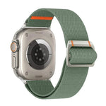 Bracelet de montre Watchman en nylon avec boucle mécanique, compatible avec les Apple Watch 46 mm / 49 mm / 45 mm / 44 mm et 42 mm / 41 mm / 40 mm / 38 mm.