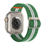 Bracelet de montre Watchman en nylon avec boucle mécanique, compatible avec les Apple Watch 46 mm / 49 mm / 45 mm / 44 mm et 42 mm / 41 mm / 40 mm / 38 mm.
