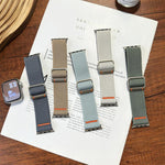 Bracelet de montre Watchman en nylon avec boucle mécanique, compatible avec les Apple Watch 46 mm / 49 mm / 45 mm / 44 mm et 42 mm / 41 mm / 40 mm / 38 mm.
