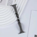 Bracelet de montre en alliage métallique à bordure en dentelle et diamants, pour Apple Watch 46 mm / 49 mm / 45 mm / 44 mm, pour Apple Watch 42 mm / 41 mm / 40 mm / 38 mm