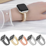 Bracelet de montre en alliage métallique à bordure en dentelle et diamants, pour Apple Watch 46 mm / 49 mm / 45 mm / 44 mm, pour Apple Watch 42 mm / 41 mm / 40 mm / 38 mm