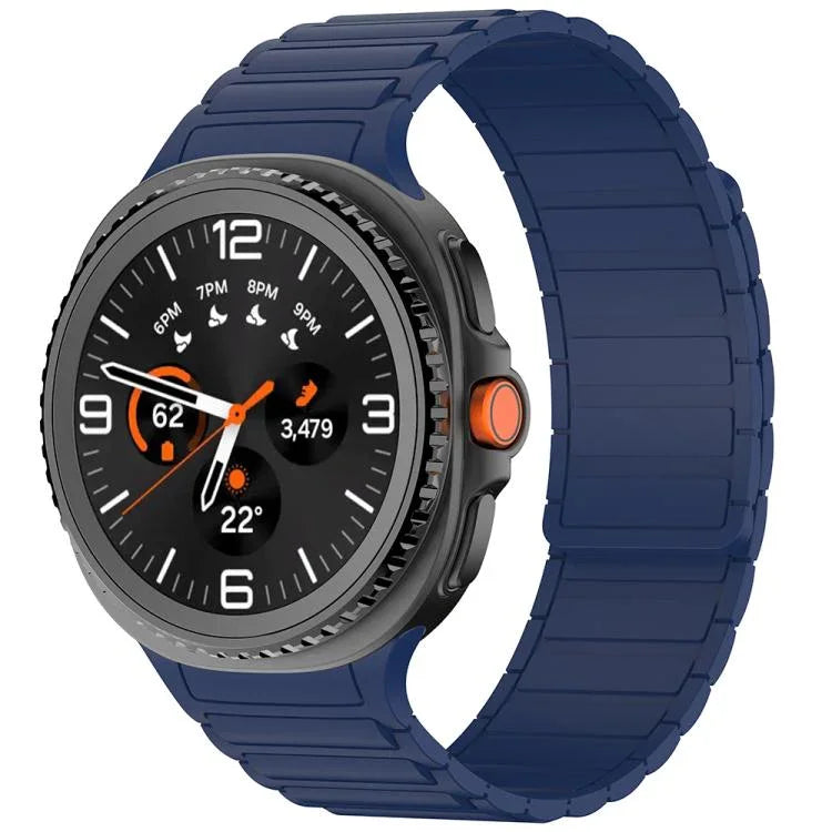 Bracelet de montre magnétique en silicone Tri-beads, pour Samsung Galaxy Watch8 / Watch8 Classic