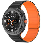 Bracelet de montre magnétique en silicone Tri-beads, pour Samsung Galaxy Watch8 / Watch8 Classic