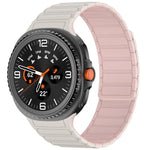 Bracelet de montre magnétique en silicone Tri-beads, pour Samsung Galaxy Watch8 / Watch8 Classic