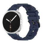 Bracelet de montre en silicone noir à boucle ronde, pour Samsung Galaxy Watch8 / Watch8 Classic