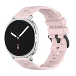 Bracelet de montre en silicone noir à boucle ronde, pour Samsung Galaxy Watch8 / Watch8 Classic