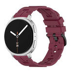 Bracelet de montre en silicone noir à boucle ronde, pour Samsung Galaxy Watch8 / Watch8 Classic