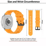 Bracelet de montre en silicone noir à boucle ronde, pour Samsung Galaxy Watch8 / Watch8 Classic