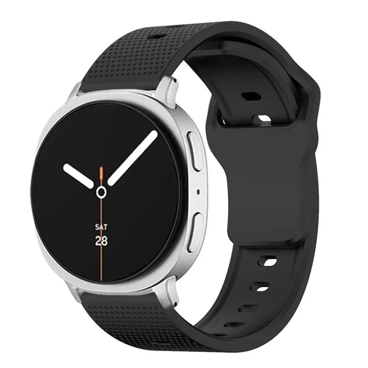 Bracelet de montre en silicone à boucle ardillon à pois ronds, Pour Samsung Galaxy Watch8 / Watch8 Classic