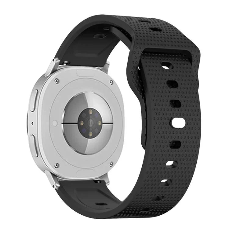 Bracelet de montre en silicone à boucle ardillon à pois ronds, Pour Samsung Galaxy Watch8 / Watch8 Classic