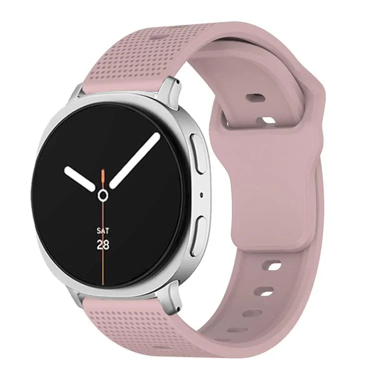 Bracelet de montre en silicone à boucle ardillon à pois ronds, Pour Samsung Galaxy Watch8 / Watch8 Classic