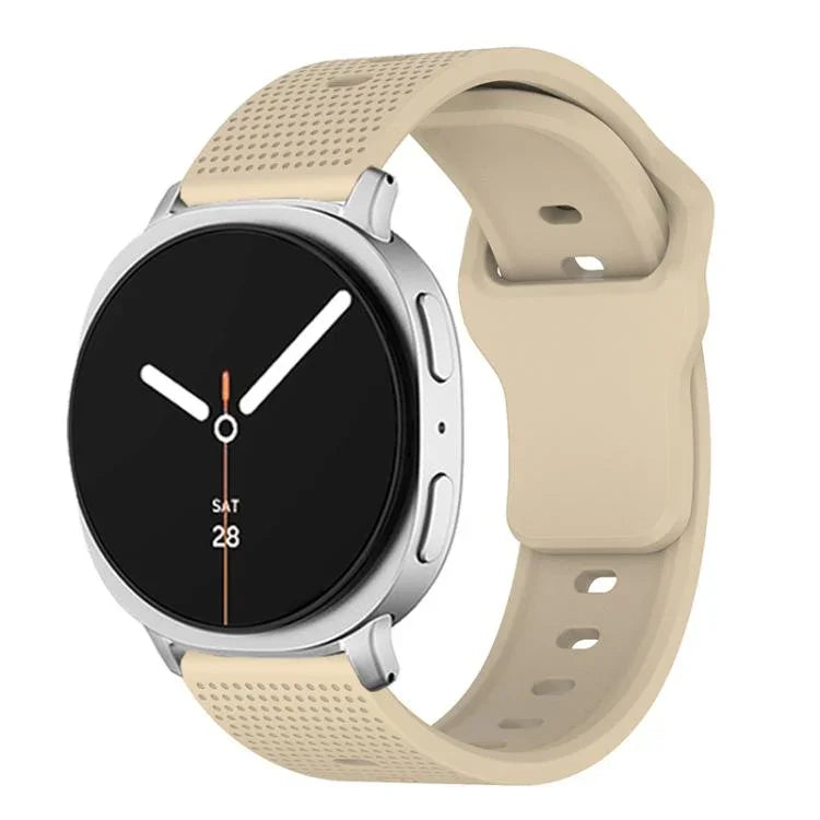 Bracelet de montre en silicone à boucle ardillon à pois ronds, Pour Samsung Galaxy Watch8 / Watch8 Classic