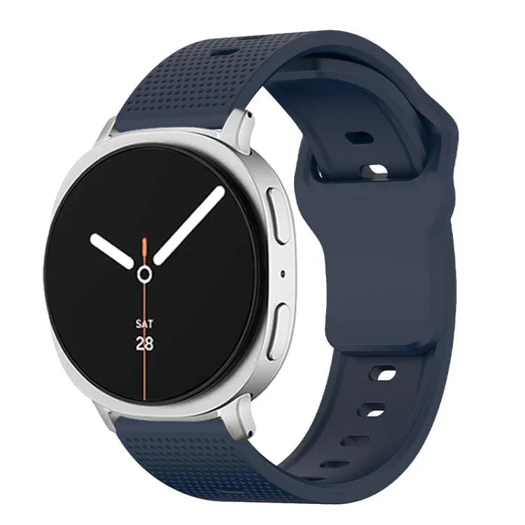 Bracelet de montre en silicone à boucle ardillon à pois ronds, Pour Samsung Galaxy Watch8 / Watch8 Classic