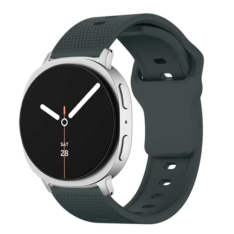 Bracelet de montre en silicone à boucle ardillon à pois ronds, Pour Samsung Galaxy Watch8 / Watch8 Classic