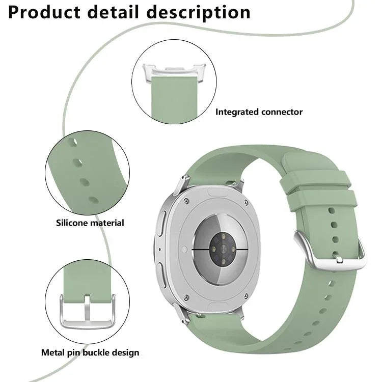 Bracelet de montre en silicone à queue ronde, pour Samsung Galaxy Watch8 / Watch8 Classic