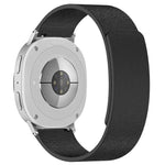 Bracelet de montre magnétique en silicone grain de bois nuage, pour Samsung Galaxy Watch8 / Watch8 Classic