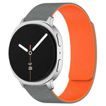 Bracelet de montre magnétique en silicone grain de bois nuage, pour Samsung Galaxy Watch8 / Watch8 Classic