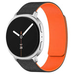 Bracelet de montre magnétique en silicone grain de bois nuage, pour Samsung Galaxy Watch8 / Watch8 Classic