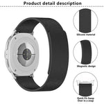 Bracelet de montre magnétique en silicone grain de bois nuage, pour Samsung Galaxy Watch8 / Watch8 Classic