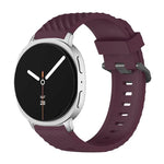 Bracelet de montre en silicone noir à boucle pour Samsung Galaxy Watch8 / Watch8 Classic