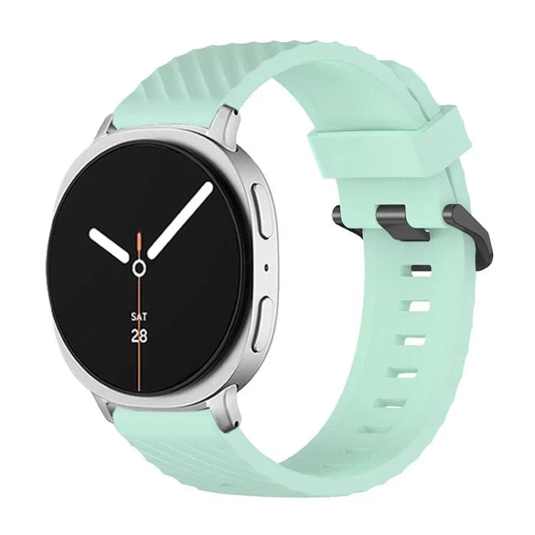 Bracelet de montre en silicone noir à boucle pour Samsung Galaxy Watch8 / Watch8 Classic