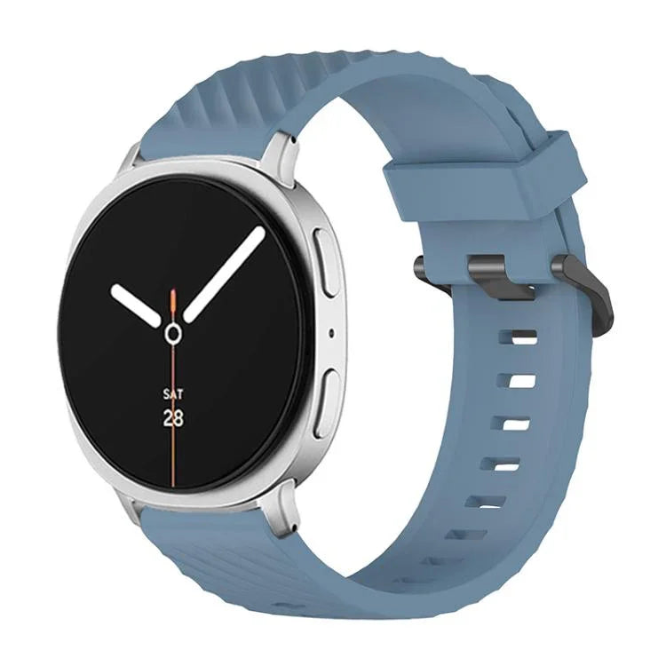 Bracelet de montre en silicone noir à boucle pour Samsung Galaxy Watch8 / Watch8 Classic