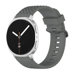Bracelet de montre en silicone noir à boucle pour Samsung Galaxy Watch8 / Watch8 Classic
