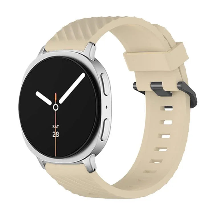 Bracelet de montre en silicone noir à boucle pour Samsung Galaxy Watch8 / Watch8 Classic